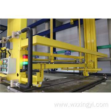 Mechanism transmission of plating line movable hoist